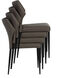 James Bounce Espresso Stackable Dining Chair, Set of 2